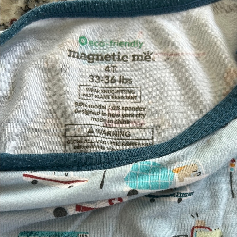 Magnetic Me Animal Vehicle PJ Set - Picture 5 of 10